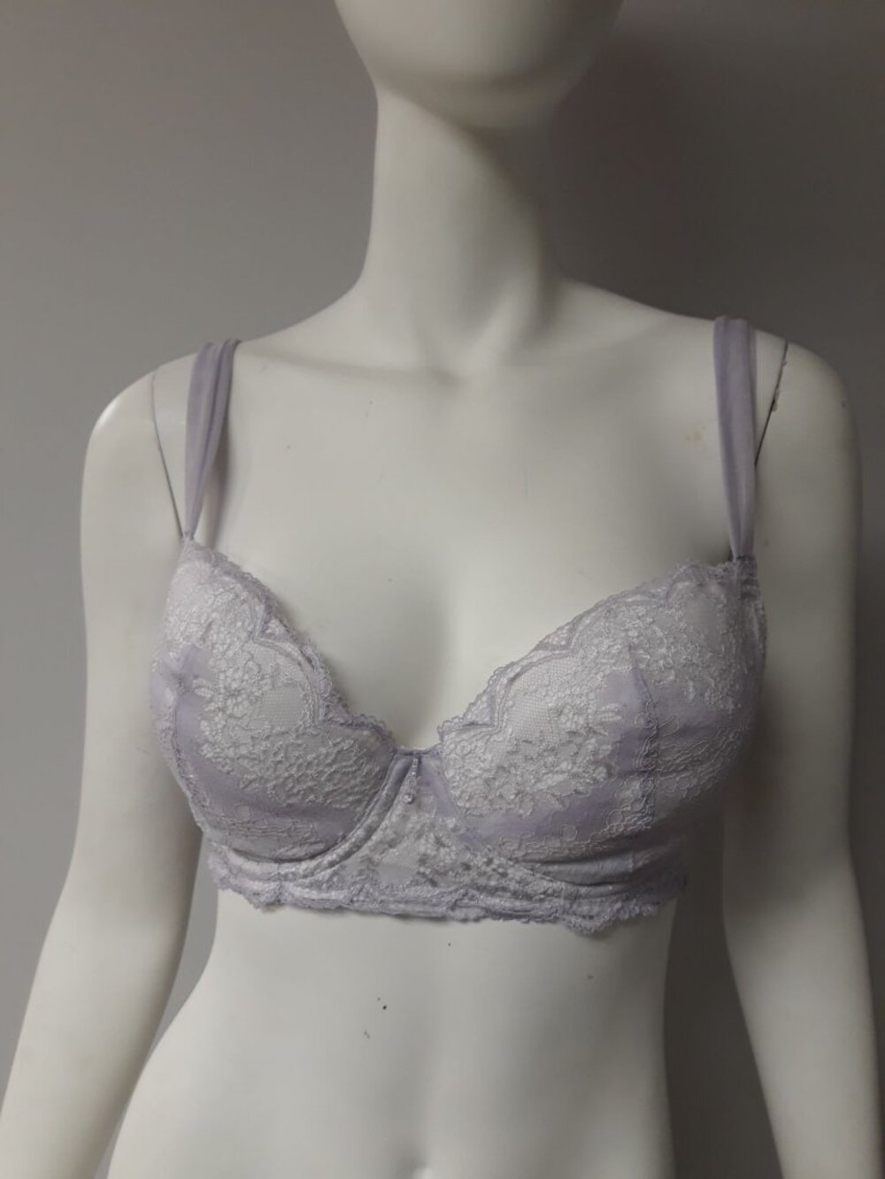Bradelis Ruby Bra Purple and White Size 34 C  NEW WITH TAGS!